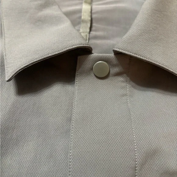 LULULMEN MENS Olive Green Athletic JACKET XXL Lululemon Cargo Pocket Shirt - Picture 5 of 14